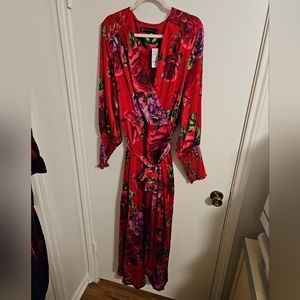 NWT NY&CO Maxi Wrap Dress XXL